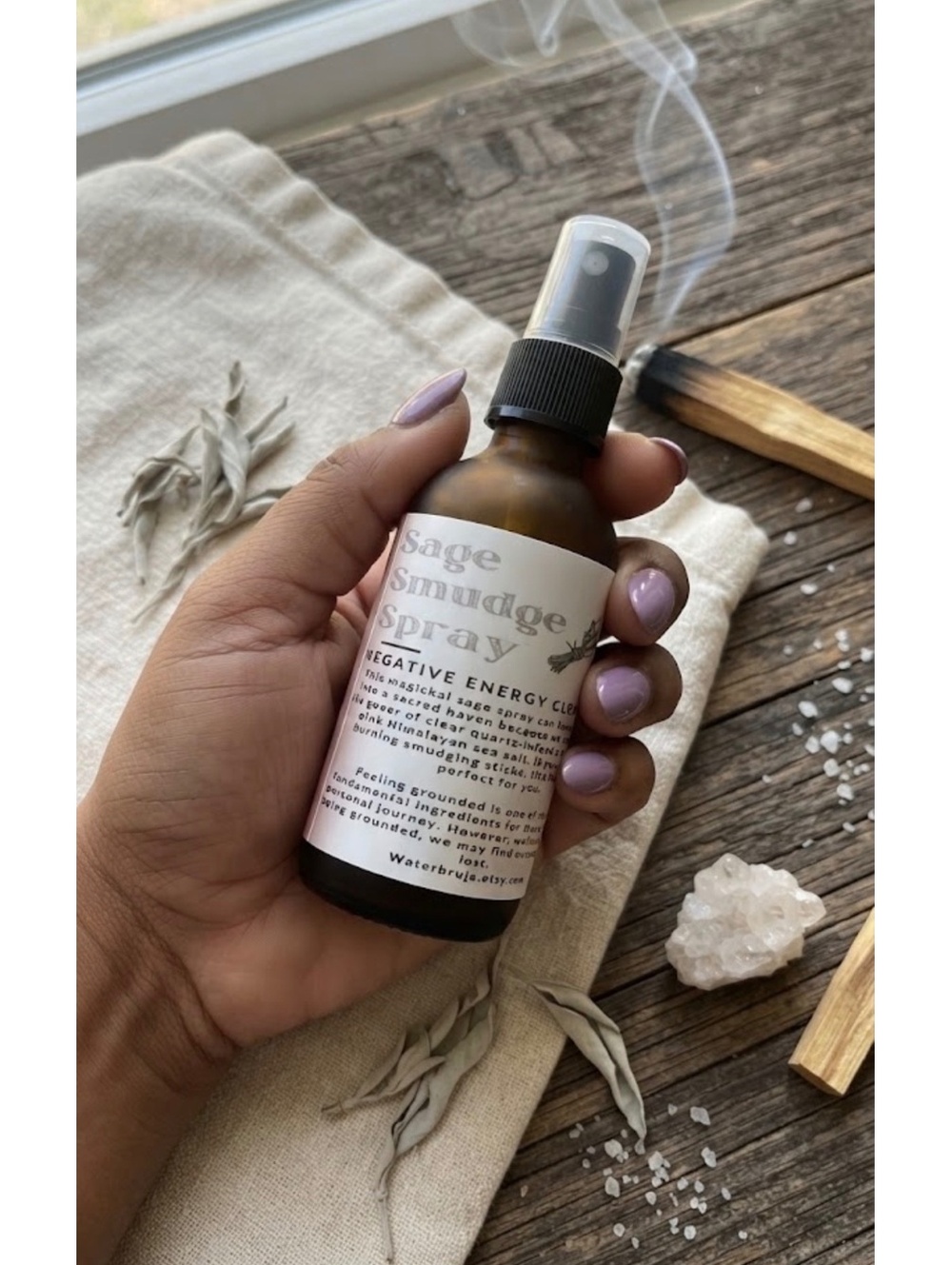 Sage Smudge Spray, Liquid Spray